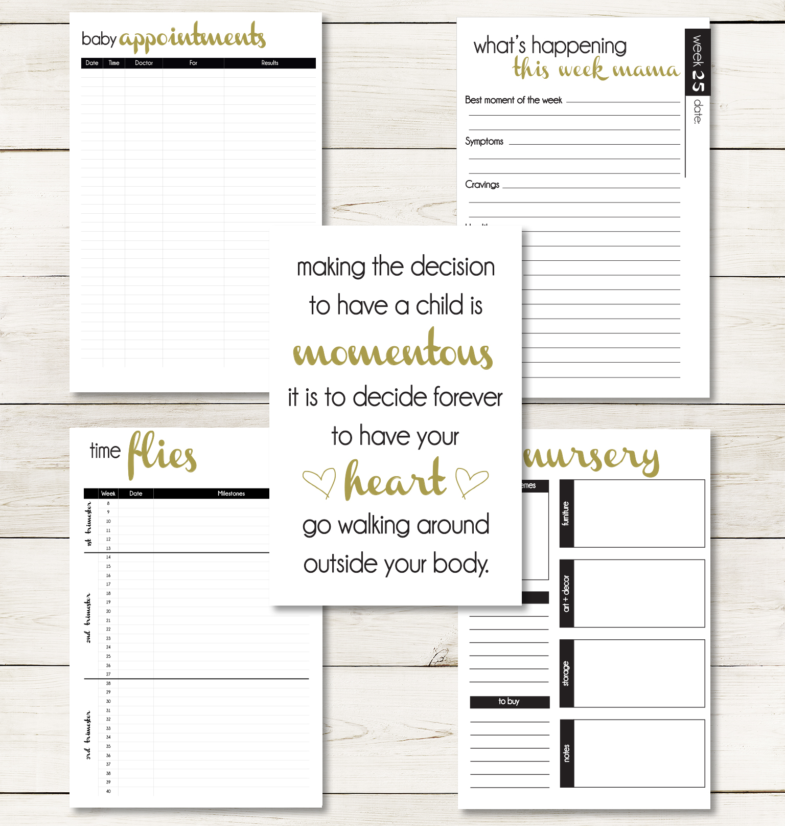 keep track of pregnancy