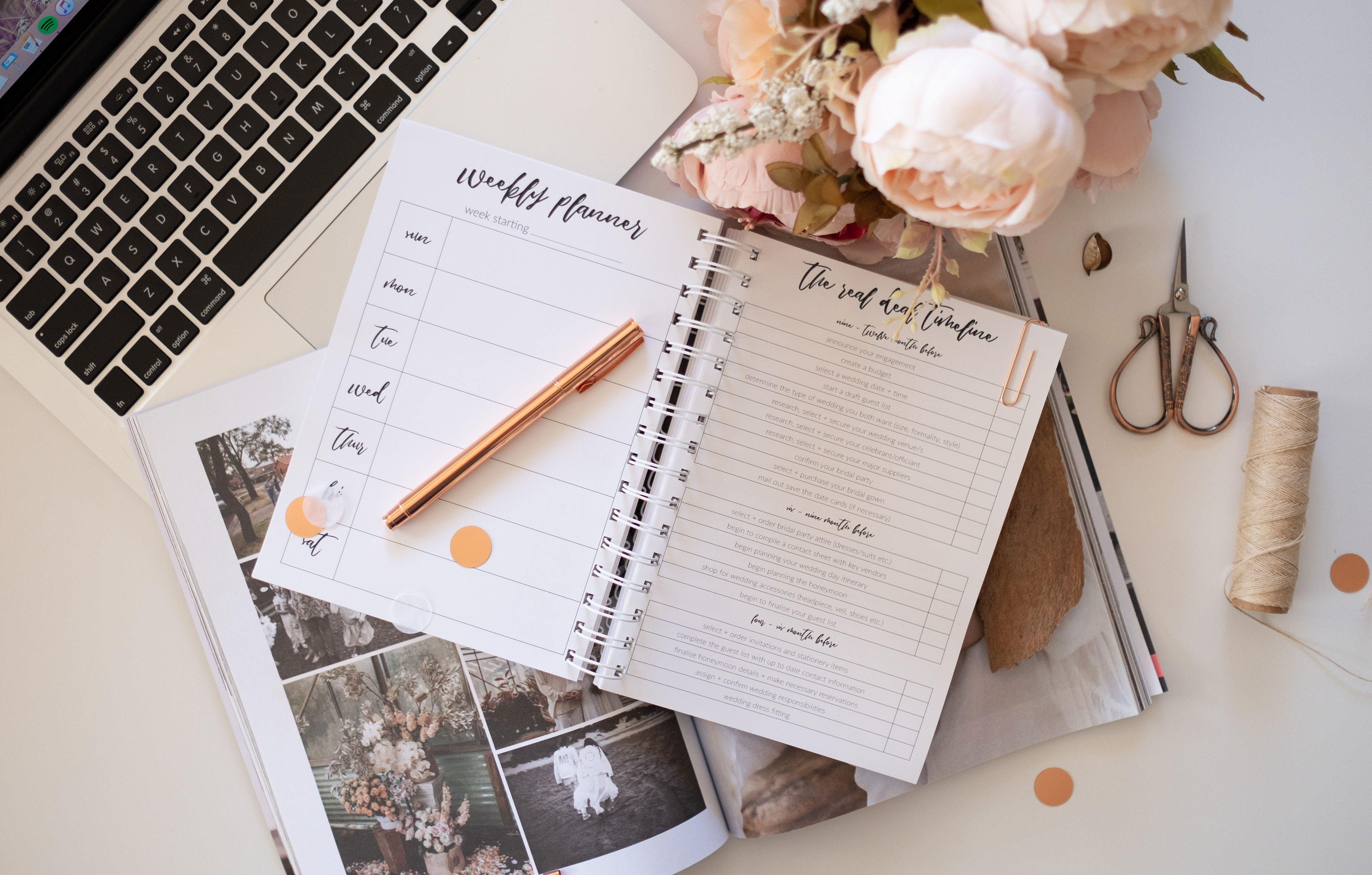 Luxe Wedding Planner Paper Halo